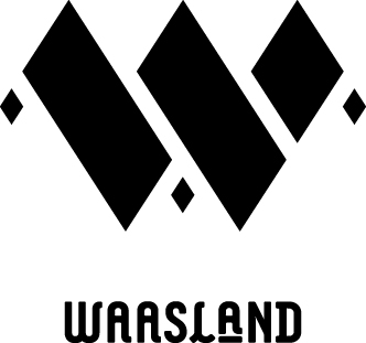 03 Waasland logo zwart witte achtergrond